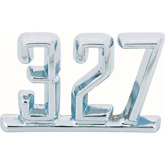 OER 3865834 67 Camaro 327 Front Fender Emblem