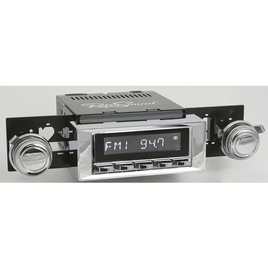 RetroSound RC900C-115-121-03-73 Classic Radio, 1965-66 Impala, Chrome