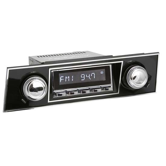 RetroSound HC-401-03-93 Hermosa Radio, 1967-68 Camaro, Chrome