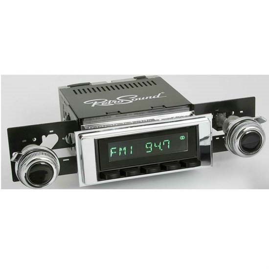 RetroSound HB-113-53-73 Hermosa Radio, 1969 Camaro, Black