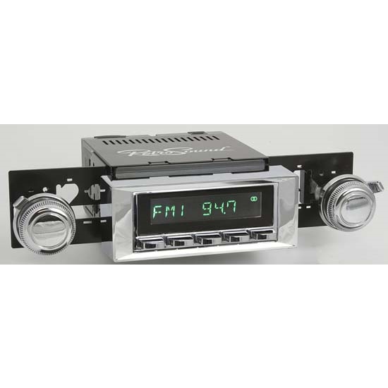 RetroSound HC-114-03-73 Hermosa Radio, 1966-67 Chevelle, Chrome