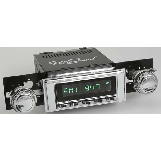 RetroSound HC-117-120-03-73 Hermosa Radio, 1968-72 Chevelle, Chrome
