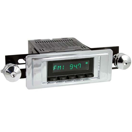 RetroSound HB-102-02-72 Hermosa Radio, 1955-56 Bel Air, Black