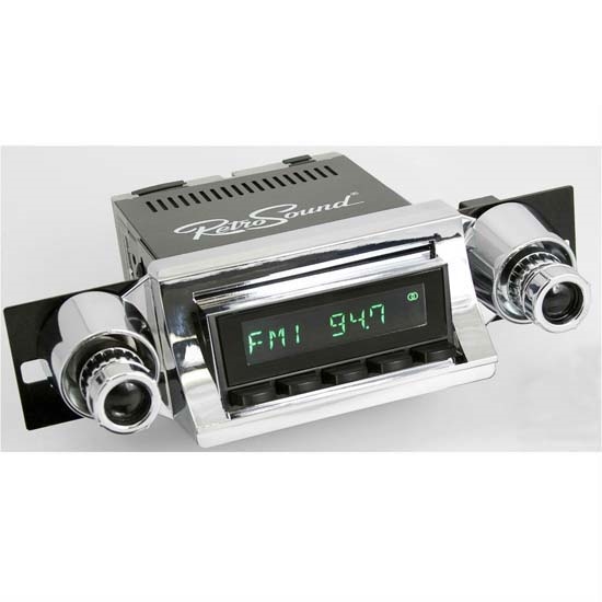 RetroSound HB-104-252-51-74 Hermosa Radio, 1957 Bel Air, Black