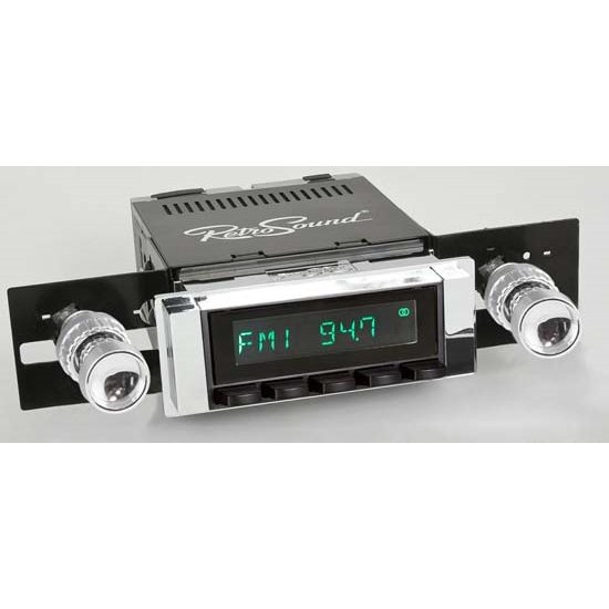 RetroSound HB-111-04-74 Hermosa Radio, 1963-64 Impala, Black