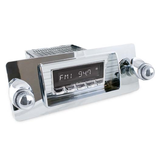 RetroSound HC-101-253-06-76 Hermosa Radio, 1947-53 Truck, Chrome