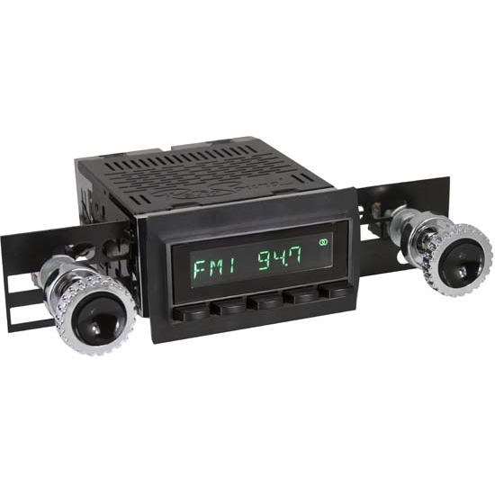 RetroSound HB-250-56-76 Hermosa Radio, 1960-63 Chevy Truck, Black