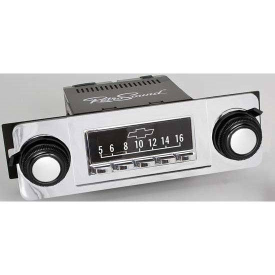 RetroSound HB-219-23-93 Hermosa Radio, 1967-72 Chevy Truck, Black