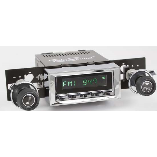 RetroSound HC-116-37-73 Hermosa Radio, 1973-85 Chevy Truck, Chrome