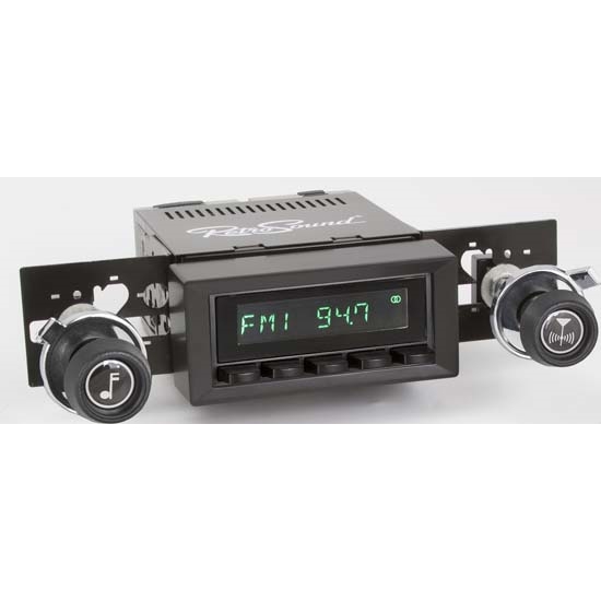 RetroSound HB-216-37-73 Hermosa Radio, 1973-85 Chevy Truck, Black