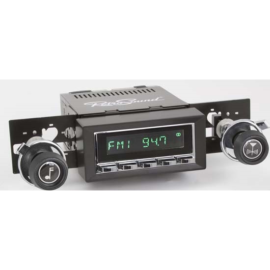 RetroSound HC-216-37-73 Hermosa Radio, 1973-85 Chevy Truck, Chrome