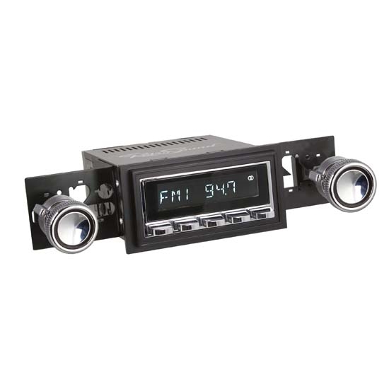 RetroSound HC-226-08-80 Hermosa Radio, 1967-68 Mustang, Chrome