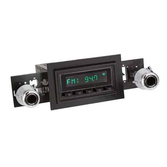 RetroSound HB-221-55-75 Hermosa Radio, 1974-85 Mustang, Black