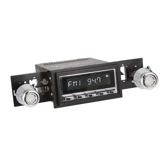 RetroSound HC-226-05-75 Hermosa Radio, 1968-79 Ford Truck, Chrome