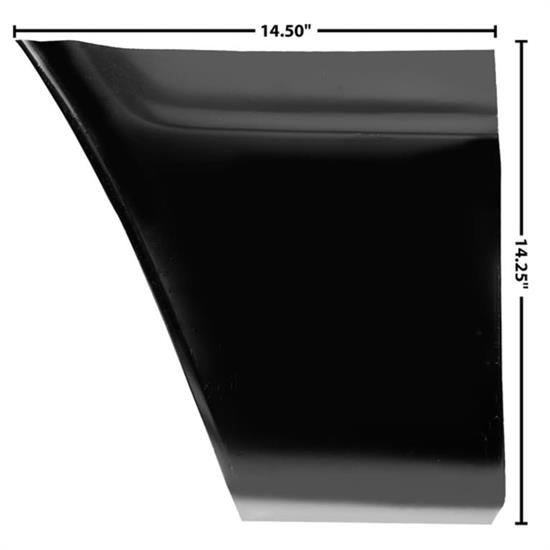 Dynacorn 1097QM Rear Lower Fender Panel, LH, 1967-72 Chevy Pickup