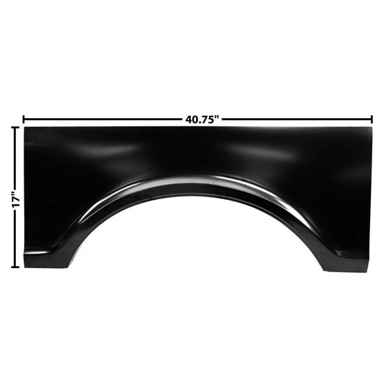 Dynacorn 1185 Bed Center Wheel Arch, LH, 1967-72 Chevy Pickup