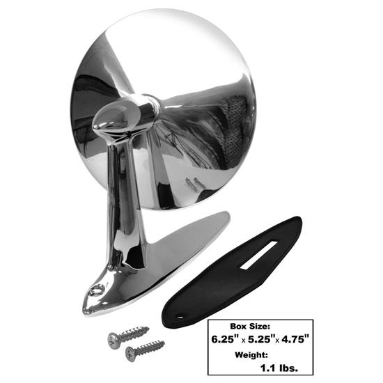Dynacorn 4025 Side Mirror, 1955-57 Chevy
