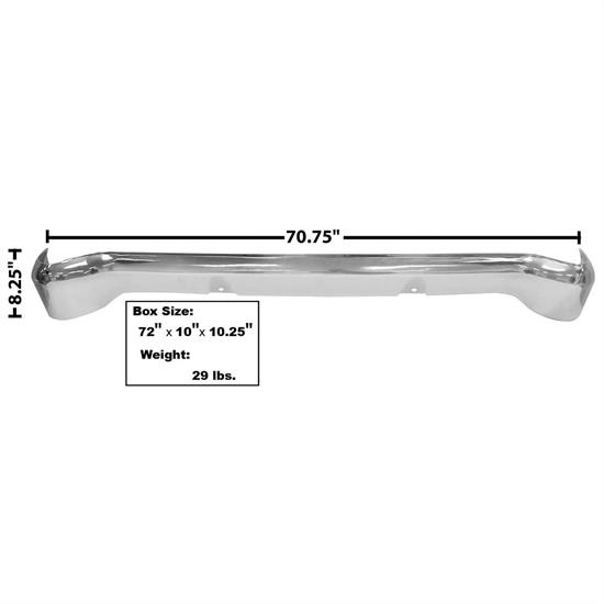 Dynacorn 4056 Rear Bumper, 1956 Chevy