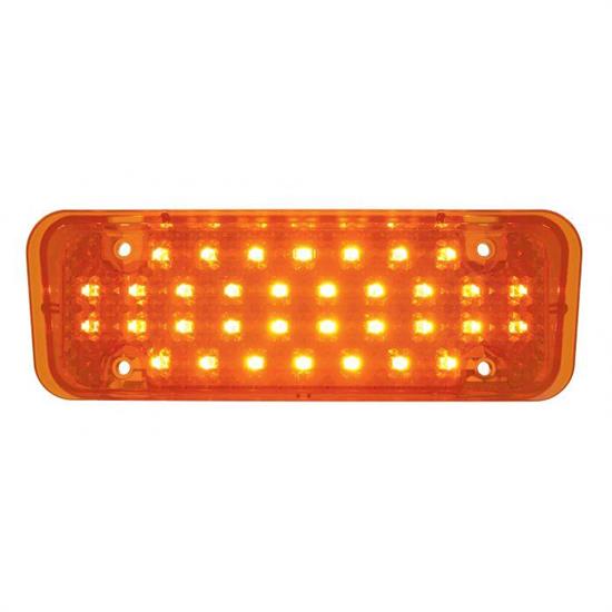 United Pacific CPL7172A Park Light Lens, 71-72 Chevy Truck, Amber