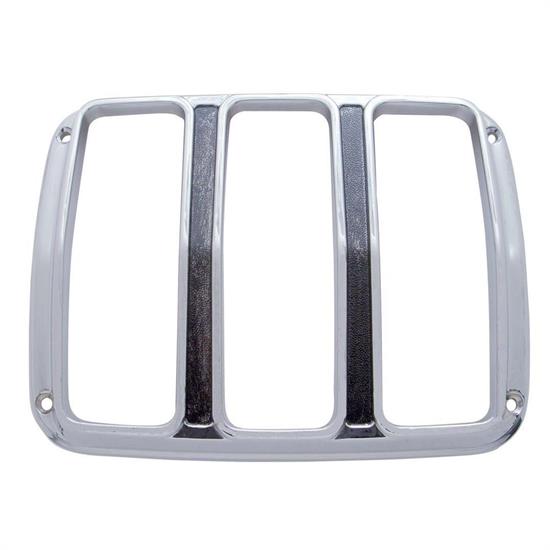 United Pacific F6405 Tail Light Bezel,64-66 Mustang, Chrome/Black