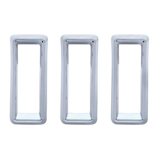 United Pacific F67804 Tail Light Bezel Set, 67-68 Mustang