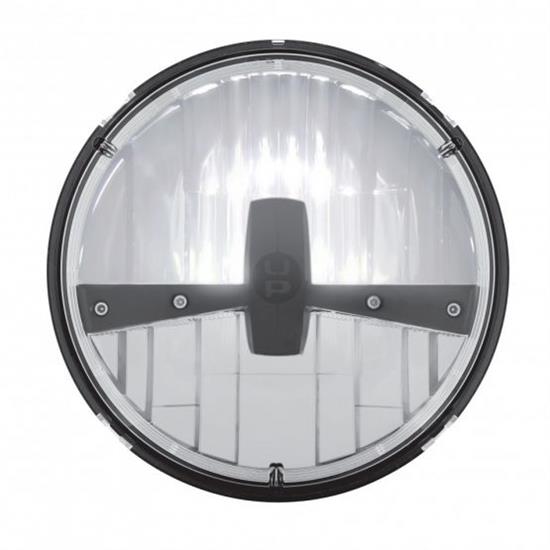 United Pacific 31289 7 Inch Dual Function Headlight, Black