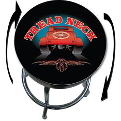 Busted Knuckle Garage 09-BKG-86-TRDNK Tread Neck Barstool