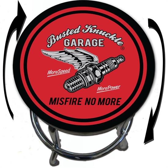 Busted Knuckle Garage 09-BKG-86-SP Misfire Barstool