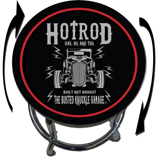 Busted Knuckle Garage 09-BKG-86-TOIL Built Barstool