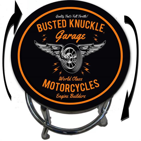 Busted Knuckle Garage 09-BKG-86-MCV4 Cycle Wings Barstool