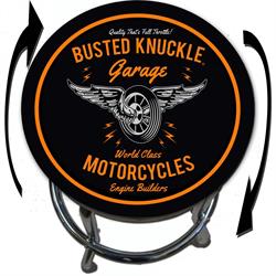 Busted Knuckle Garage 09-BKG-86-MCV4 Cycle Wings Barstool