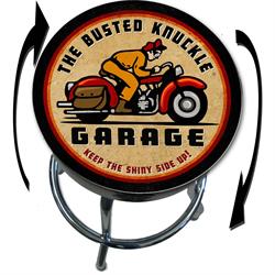 Busted Knuckle Garage 09-BKG-86-MCV2 Cycle Profile Barstool