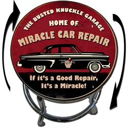 Busted Knuckle Garage 09-BKG-86-MCR Miracle Repair Barstool