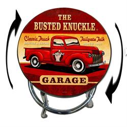 Busted Knuckle Garage 09-BKG-86-TRUCK Red Truck Barstool