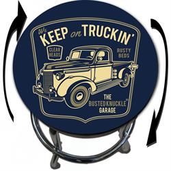 Busted Knuckle Garage 09-BKG-86-KT Keep On Truckin Barstool