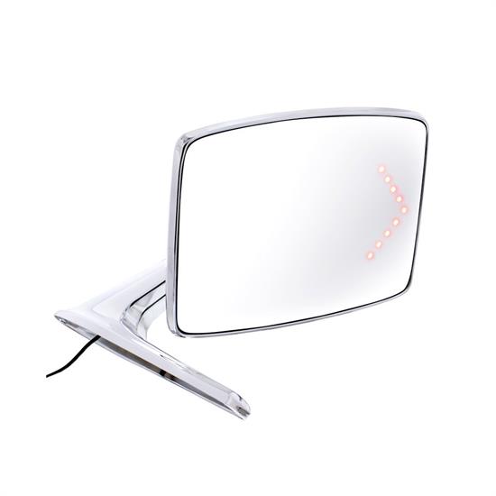United Pacific 110738 Chrome LED RH Mirror, 1966-79 Ford Truck