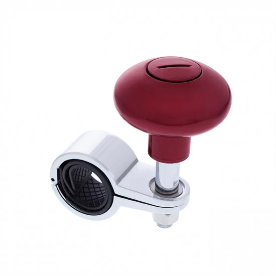 United Pacific 70365 Heavy-Duty Steering Wheel Spinner, Red