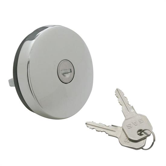 United Pacific S1301 1947-71 Chrome Locking Gas Cap