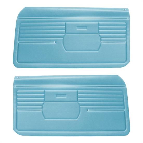 PUI Interiors D212C Standard Front Door Panels, 1968 Camaro, Blue