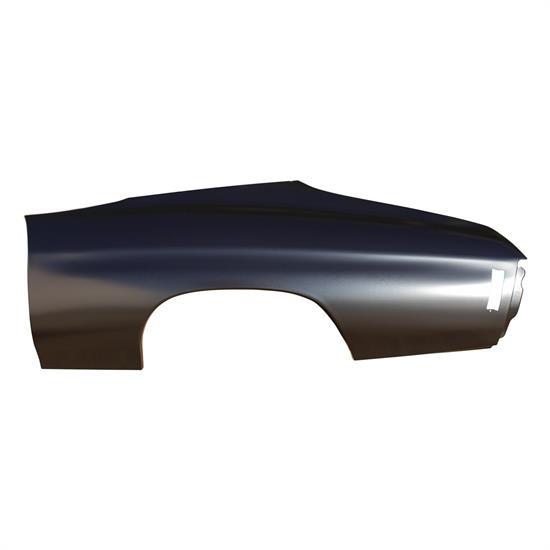 AMD 709-3470-L 70-72 Chevelle Quarter Panel Skin w/o Door Jamb - LH