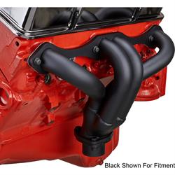 Speedway Small Block Chevy Hugger Tight Fit Headers, Raw Finish