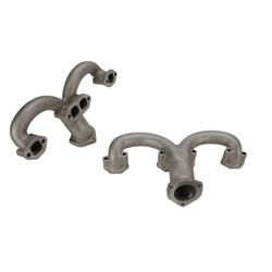 Tru-Ram® SBC Exhaust Manifolds, Unpolished Stainless