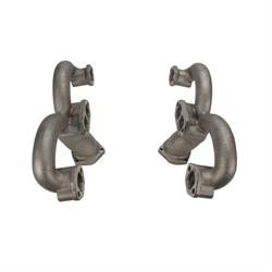 Tru-Ram® SBC Exhaust Manifolds, Unpolished Stainless
