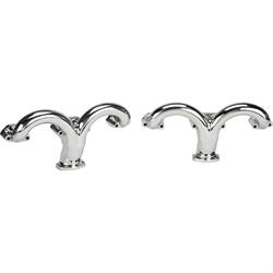 Tru-Ram® SBC Exhaust Manifolds, Polished Stainless