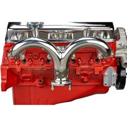 Tru-Ram® SBC Exhaust Manifolds, Polished Stainless