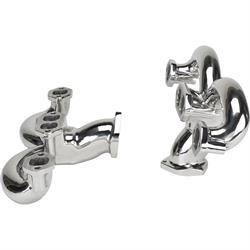 Tru-Ram® SBC Exhaust Manifolds, Polished Stainless