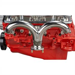 Tru-Ram® SBC Exhaust Manifolds, Polished Stainless