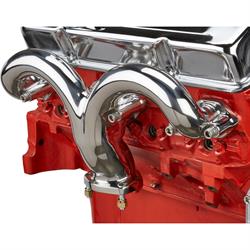Tru-Ram® SBC Exhaust Manifolds, Polished Stainless