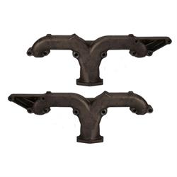 Corvette-Style 2-1/2 Inch Ram Horn Exhaust Manifolds, Pair