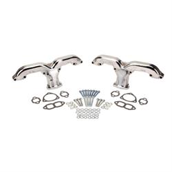 Smoothie Rams Horn Exhaust Manifolds, Small Block Chevy, Chrome